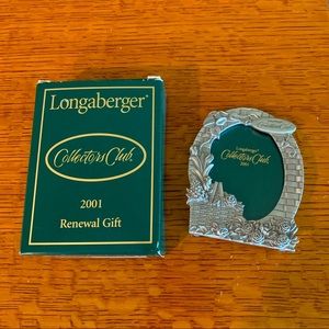 Longaberger pewter frame